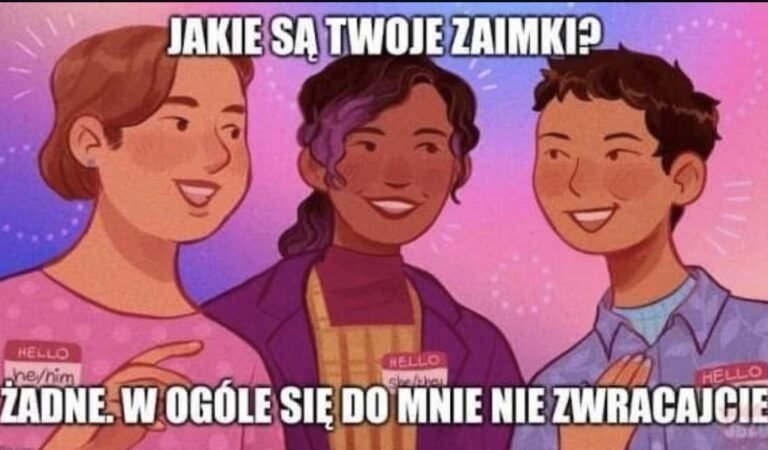 Wariacie, jakie masz zaimki?